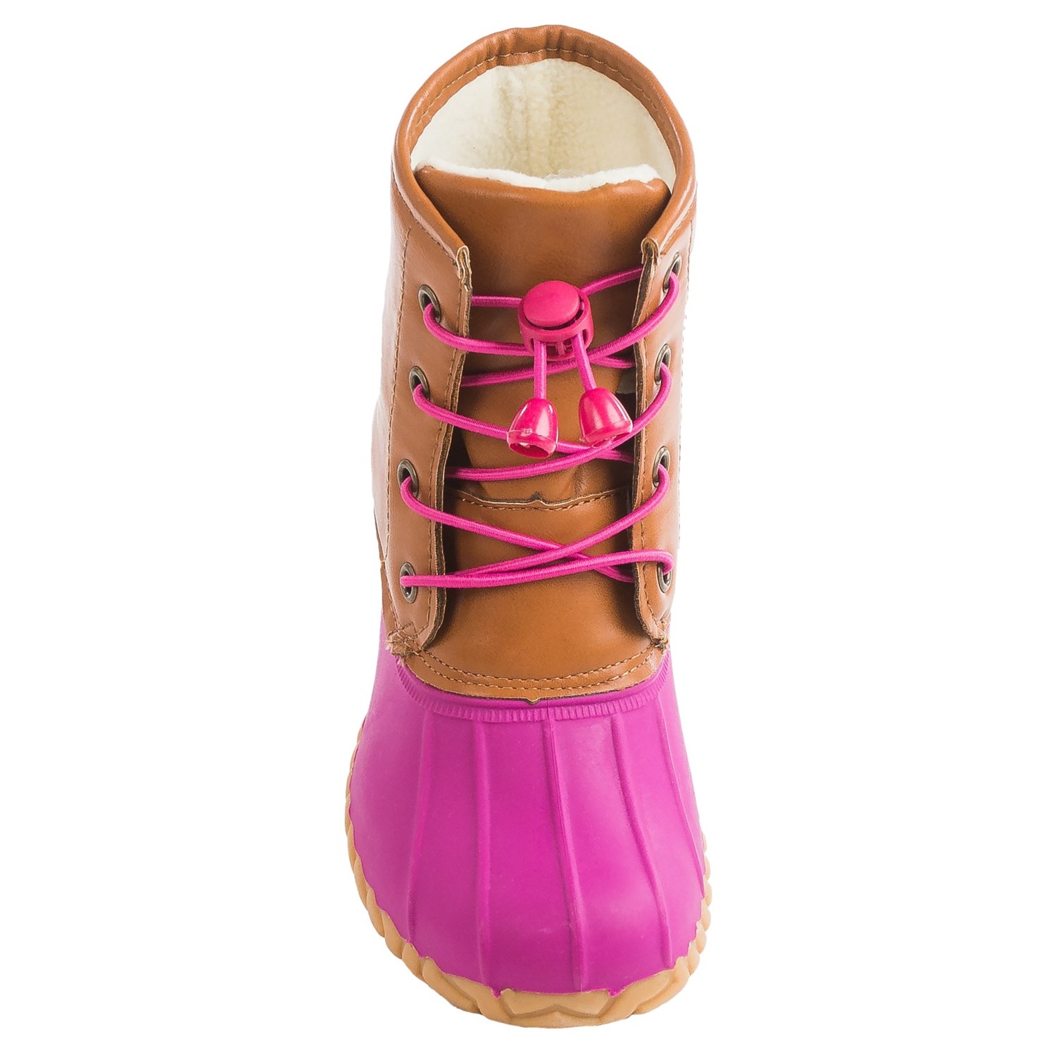 olivia miller womens duck boots flat heel
