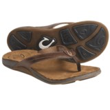 OluKai Kumu Thong Sandals - Leather (For Women)