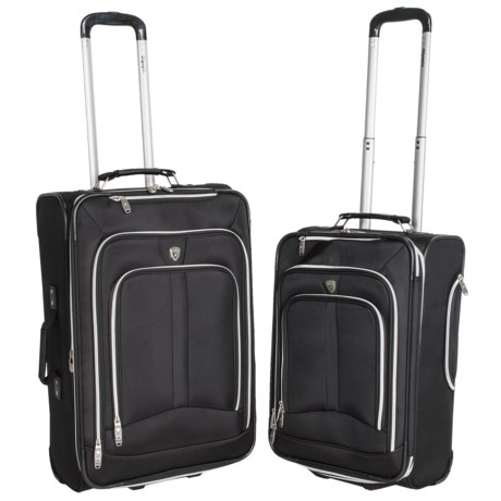 Olympia Hamburg Expandable Rolling Suitcase 2 Piece 21 and 25 Nested