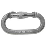 Omega Pacific Flat-Sided Oval Screw-Lock Carabiner