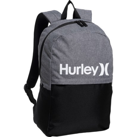 Hurley One and Only Backpack - Dark Grey Heather-Black - DARK GREY HEATHER/BLACK ( )