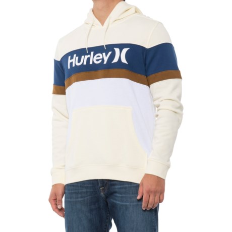 Hurley One and Only Fenwick Summer Hoodie (For Men) - COCONUT MILK (S )