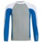 R67 Flint/White/Blue O'Neill Thinskin Superlite Rash Guard Shirt - UPF 50+, Long Sleeve (For Men)
