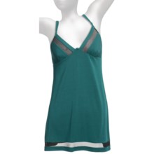 OnGossamer Whisper Knit Nightie - Stretch Modal, Adjustable Straps (For Women) in Rainforest - Closeouts