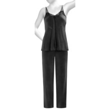 OnGossamer Whisper Knit Pajamas - Shoulder Strap (For Women) in Black - Closeouts