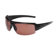 Optic Nerve Agate Sunglasses - Polarized in Black/Rose - Closeouts