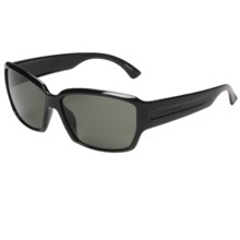 Optic Nerve Hot Flash Sunglasses - Polarized in Black/Smoke - Closeouts