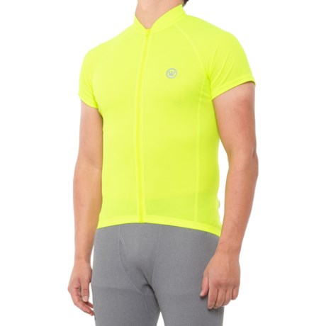 Canari Optic Nova Cycling Jersey - Short Sleeve (For Men) - KILLER YELLOW (XL )