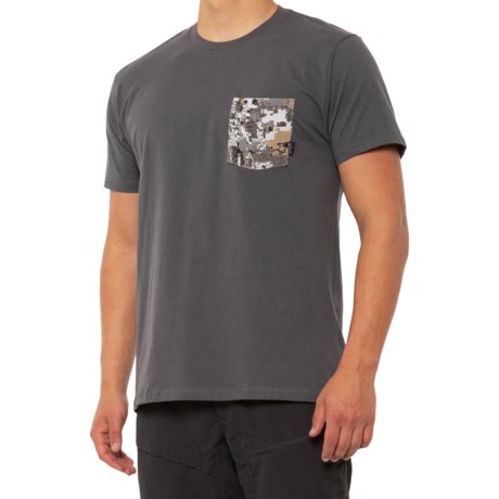 Sitka Optifade(R) Pocket T-Shirt - Organic Cotton, Short Sleeve (For Men) - LEAD ELEVATED II (S )