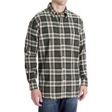 Options Attic Flannel Plaid Shirt - Long Sleeve (For Men) in Loden - Closeouts