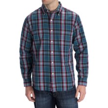 Options Country Twill Plaid Shirt - Long Sleeve (For Men) in Blue - Closeouts