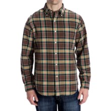 Options Country Twill Plaid Shirt - Long Sleeve (For Men) in Brown - Closeouts