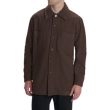 Options Shirt Jacket - Wool-Cashmere, Long Sleeve (For Men) in Chocolate Brown - Closeouts
