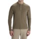 Options Top-Dyed Jersey Henley Shirt - Cotton, Long Sleeve (For Men)