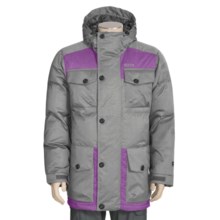 Orage B-Dog Down Ski Jacket (For Men) in Grey/Mauve - Closeouts