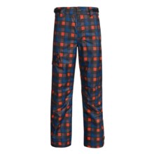 Orage Balfour Ski Pants - Insulated (For Men) in Plaid Flame - Closeouts