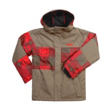 Orage Bora Jacket - Insulated (For Boys) in Military - Closeouts