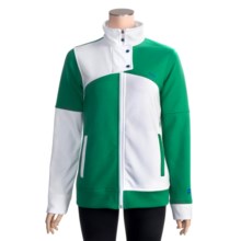 Orage Lava Jacket (For Women) in White/True Green - Closeouts