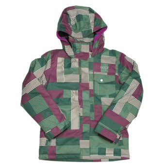 Orage Thalia Ski Jacket - Insulated (For Girls) in Multistripe Lagoon