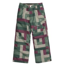 Orage Turbine Ski Pants - Insulated (For Girls) in Multistripe Lagoon - Closeouts