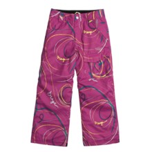 Orage Turbine Ski Pants - Insulated (For Girls) in Swirl Berry - Closeouts
