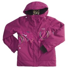 Orage Tweedie Jacket - Insulated (For Girls) in Berry - Closeouts