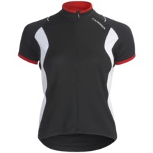 Orbea Dama Cycling Jersey - Zip Neck, Short Sleeve (For Women) in Black - Closeouts