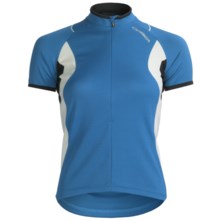 Orbea Dama Cycling Jersey - Zip Neck, Short Sleeve (For Women) in Blue - Closeouts