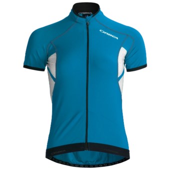 Orbea Dama Pro Cycling Jersey - Short Sleeve (For Women) in Blue