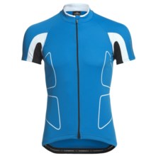 Orbea Fitness Cycling Jersey - Zip Neck, Short Sleeve (For Men) in Blue - Closeouts