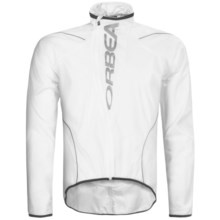 Orbea Rain & Wind Ultralight Cycling Jacket (For Men) in White - Closeouts