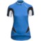 Orbea Series Cycling Jersey - Zip Neck, Short Sleeve (For Women) in Blue