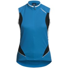 Orbea Series Cycling Jersey - Zip Neck, Sleeveless (For Women) in Blue - Closeouts