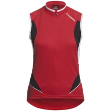 Orbea Series Cycling Jersey - Zip Neck, Sleeveless (For Women) in Red - Closeouts