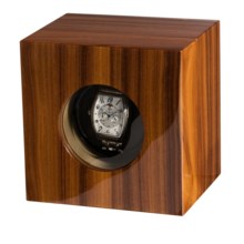 Orbita Casetta Single Watch Winder in Brazil Rosewood - Closeouts