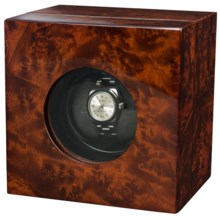 Orbita Casetta Single Watch Winder in Burl Elm - Closeouts