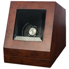 Orbita Prestige Sparta Single Watch Winder in Matte Burl - Closeouts