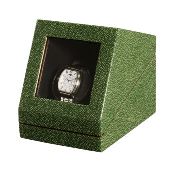 Orbita Siena Single Watch Winder in Green Stingray