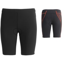 Orca 226 Lite Tri Shorts - UPF 50+, Built-In Chamois (For Women) in Black/Spicy Orange - Closeouts