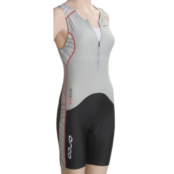 Orca 226 Race Tri Suit (For Women) in Silver/Black