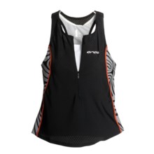 Orca 226 Support Singlet - Built-In Sports Bra (For Women) in Black - Closeouts