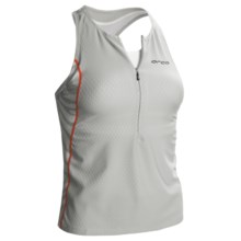 Orca 226 Support Singlet - Built-In Sports Bra (For Women) in Silver - Closeouts