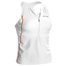 Orca 226 Support Singlet - Built-In Sports Bra (For Women) in White - Closeouts