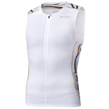 Orca 226 Tri Tank Top (For Men) in White/Gold - Closeouts