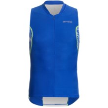 Orca 226 Tri Tank Top - Zip Neck (For Men) in Blue/White - Closeouts