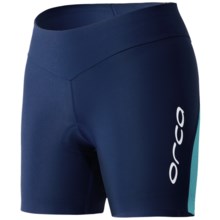 Orca Core Hipster Tri Shorts - Built-In Chamois (For Women) in Majolica Blue/Ceramic - Closeouts