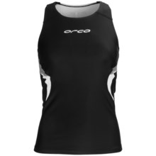 Orca Core Support Singlet - Built-in Sports Bra (For Women) in Black/Castle Rock - Closeouts