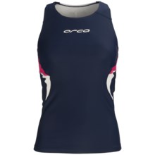 Orca Core Support Singlet - Built-in Sports Bra (For Women) in Peacoat Blue/ Bright Rose - Closeouts