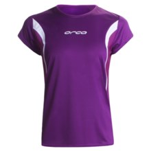 Orca Core Tri Shirt - Short Sleeve (For Women) in Purple/White - Closeouts