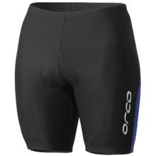 Orca Core Tri Shorts (For Men) in Black/Coral Blue - Closeouts